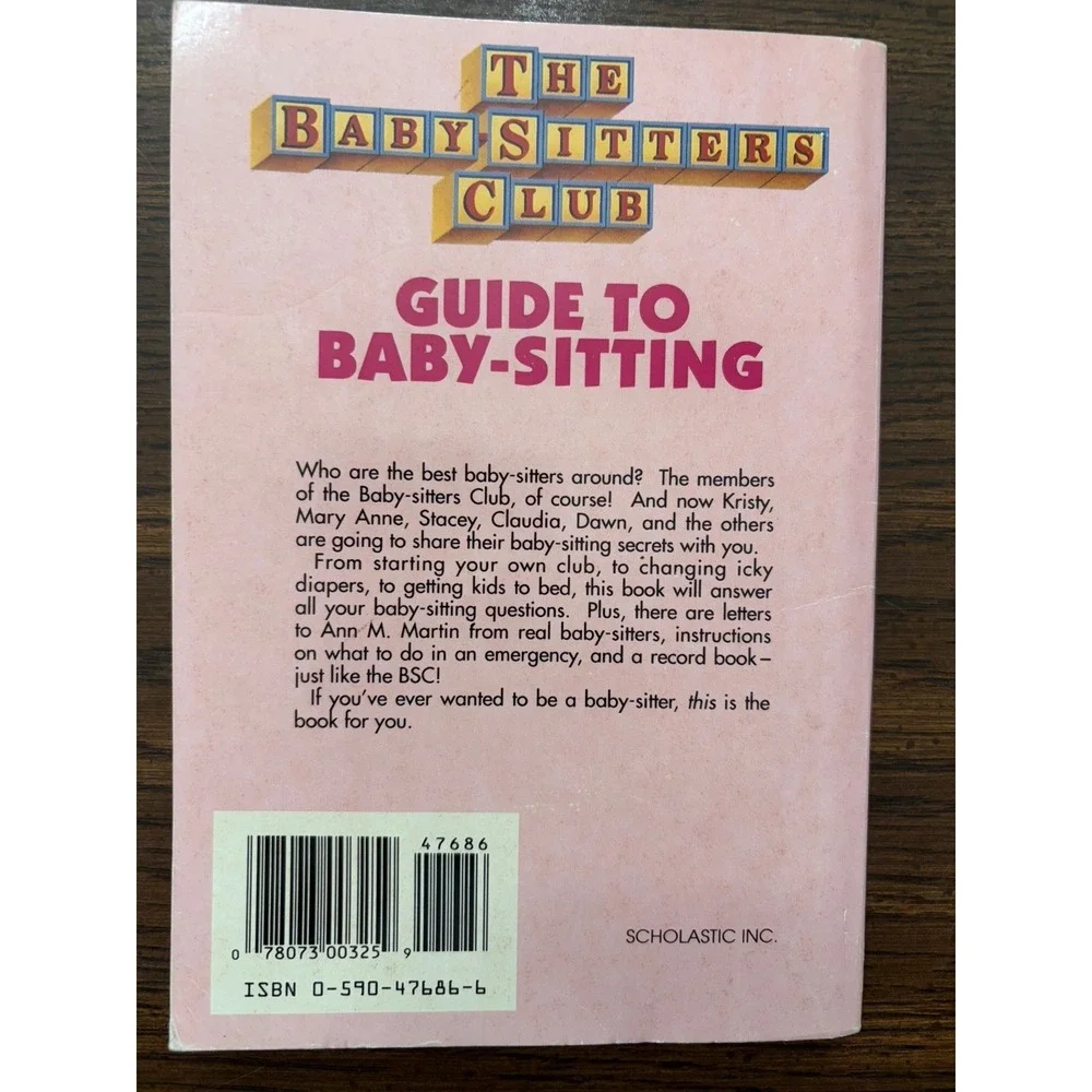 Baby-Sitters Club Guide to Baby-Sitting by Ann M. Martin (1993, Trade Paperback)